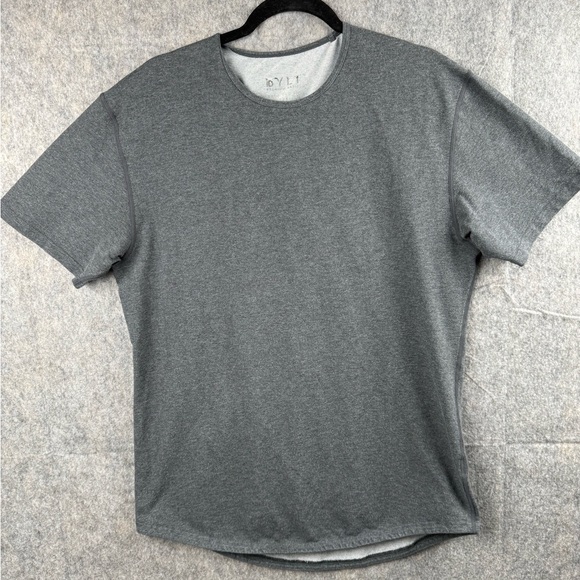 BYLT Premium T-Shirt Men Size‎ Large Charcoal Basic Crew Gray - Picture 1 of 6